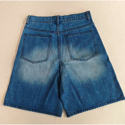 Studded Bone Denim