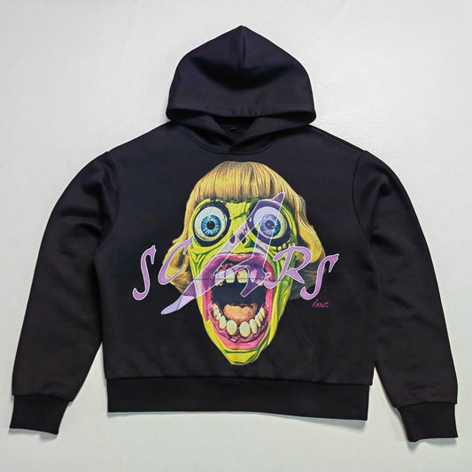 Black Ghoul Girl Hoodie